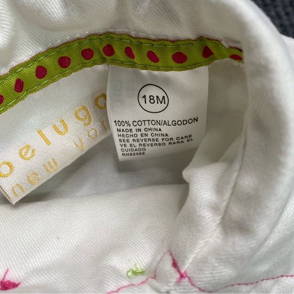 Beluga New York White Coat with Buttons Size 18 Months - Picture 4 of 6